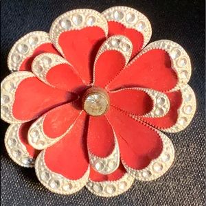 Exquisite Antique Brooch and Earrings